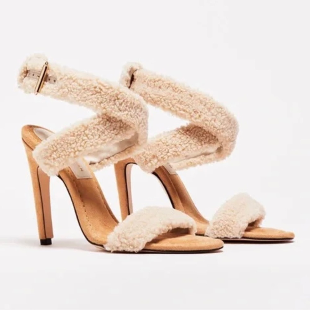 Good American Sherpa Heels Size 13